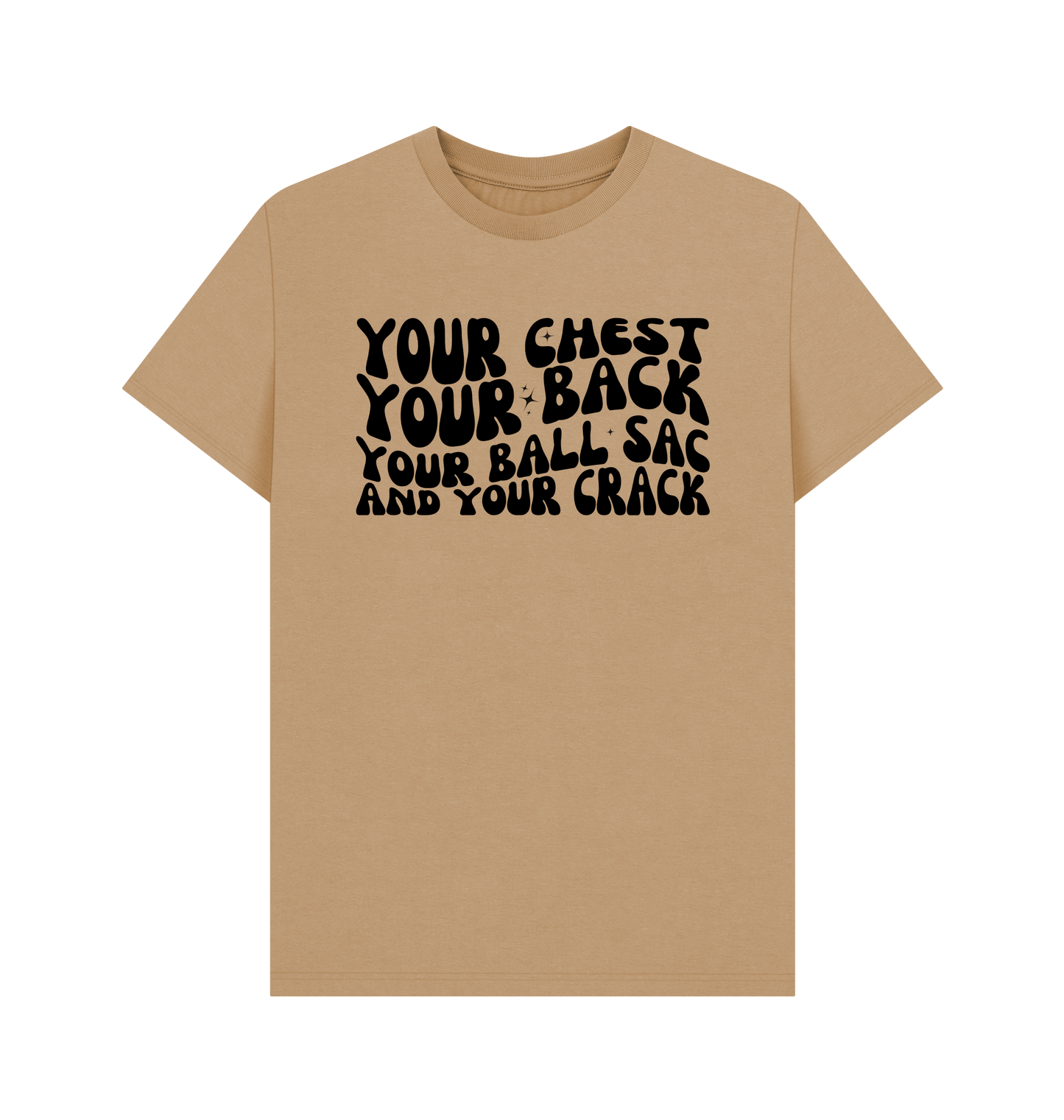 Sand Printed T-shirt Front