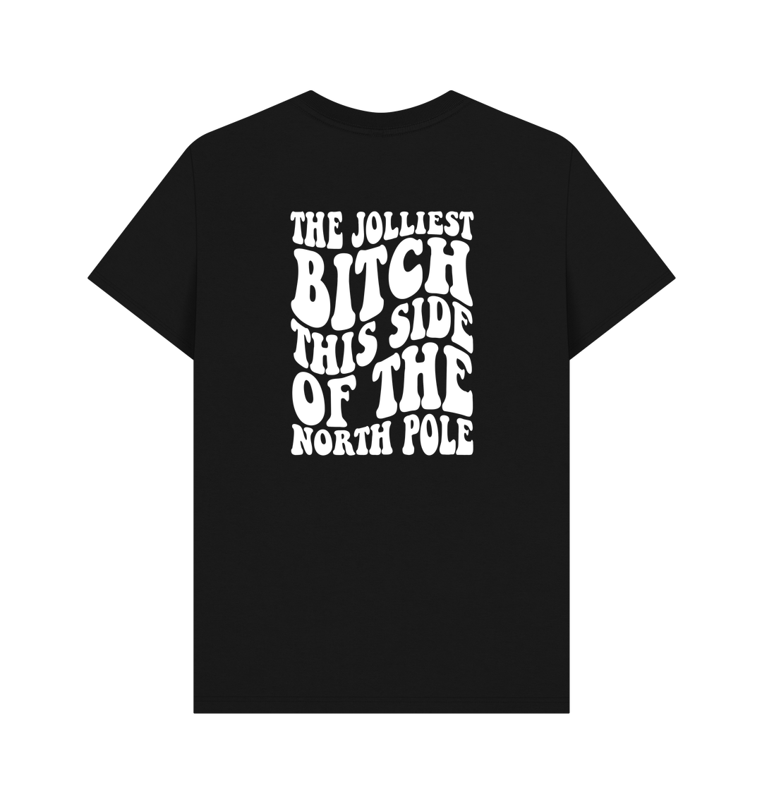 Black Printed T-shirt Back