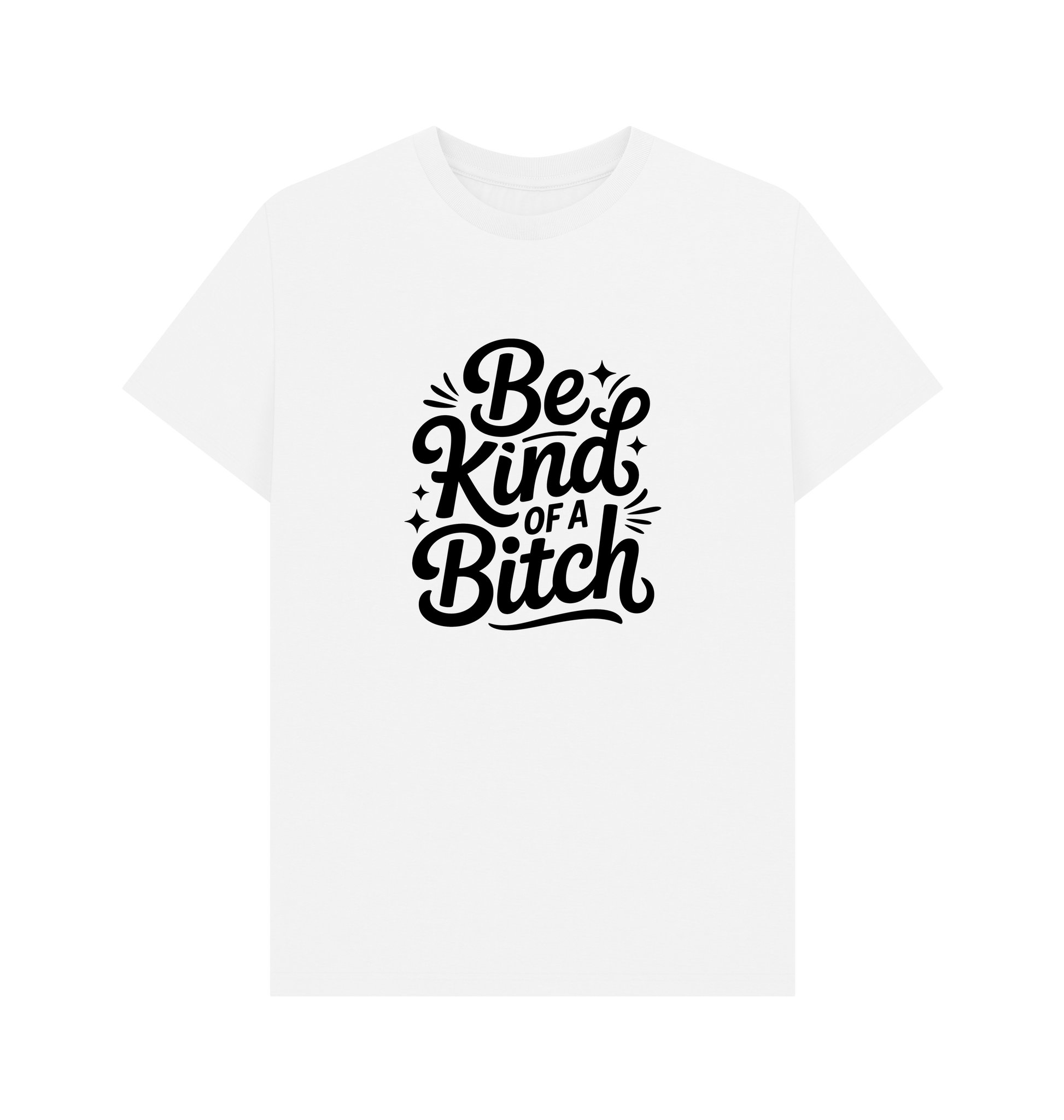 White Printed T-shirt Front