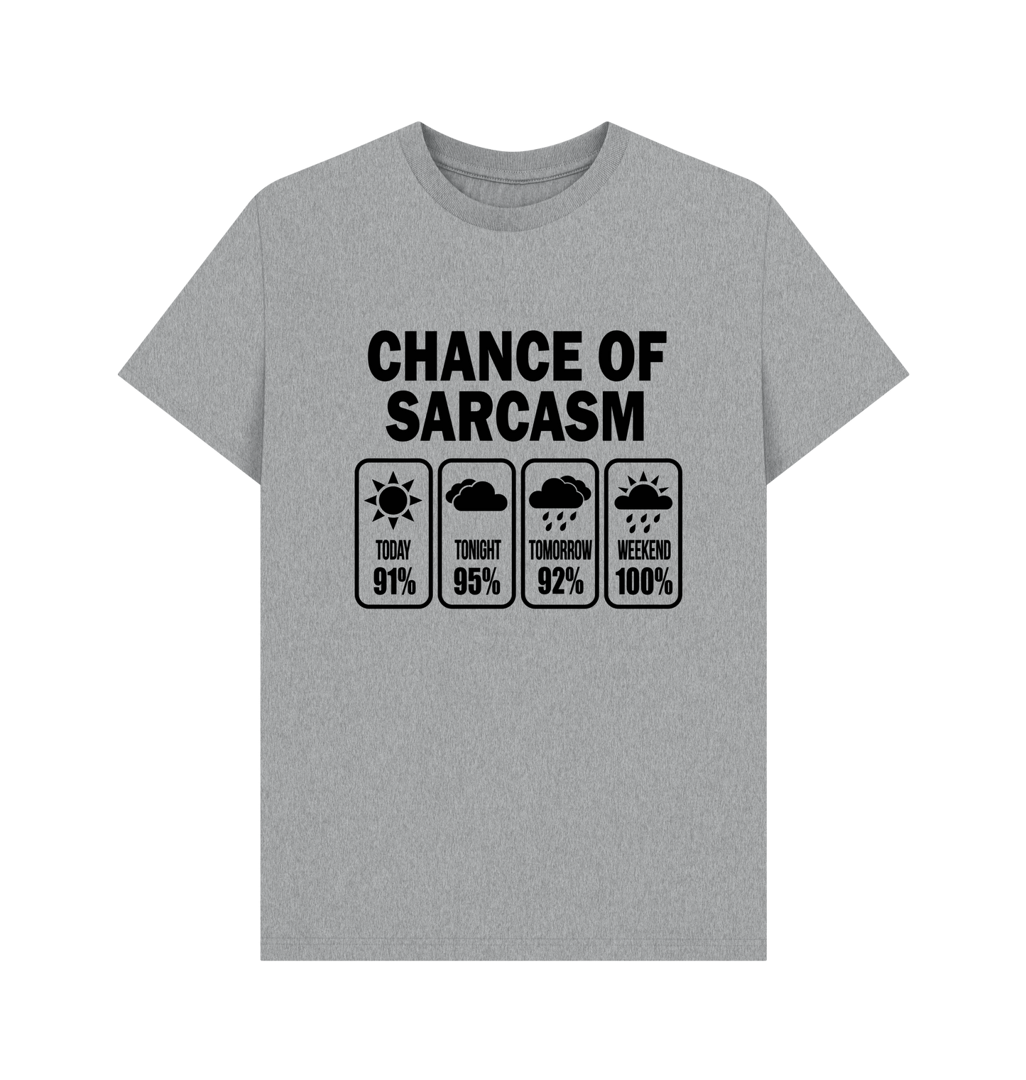 Athletic Grey Printed T-shirt Front