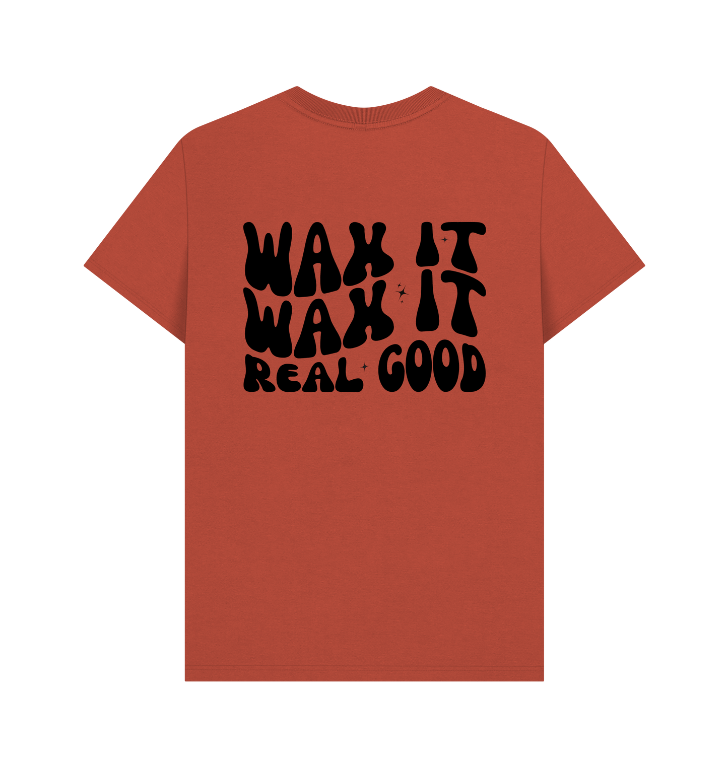 Rust Printed T-shirt Back