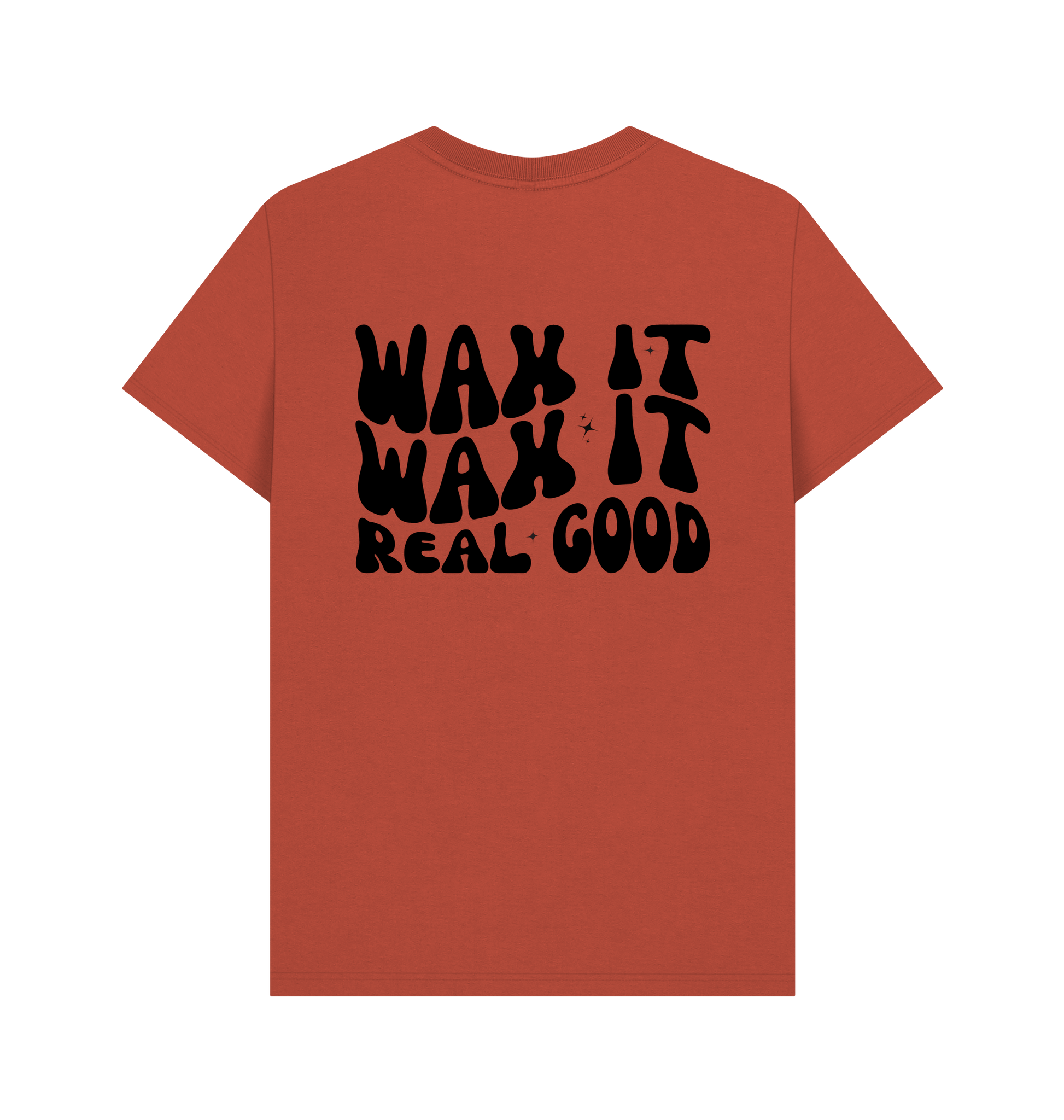 Rust Printed T-shirt Back