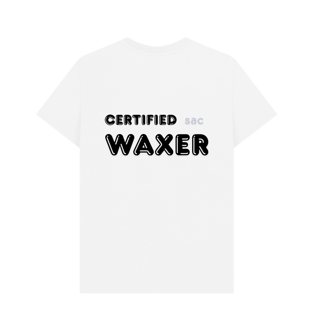 White Printed T-shirt Back