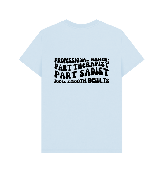 Sky Blue Printed T-shirt Back