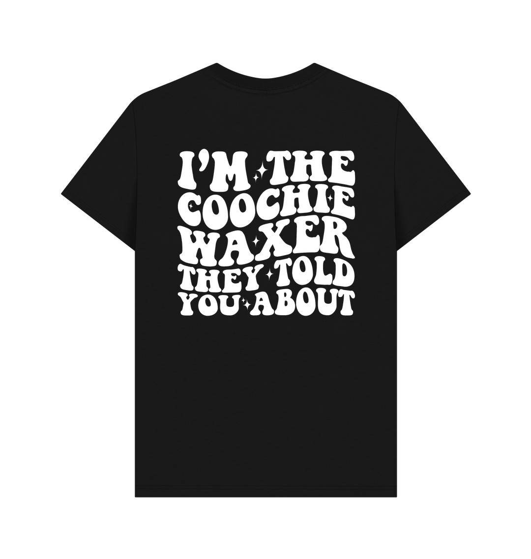 Black Printed T-shirt Back