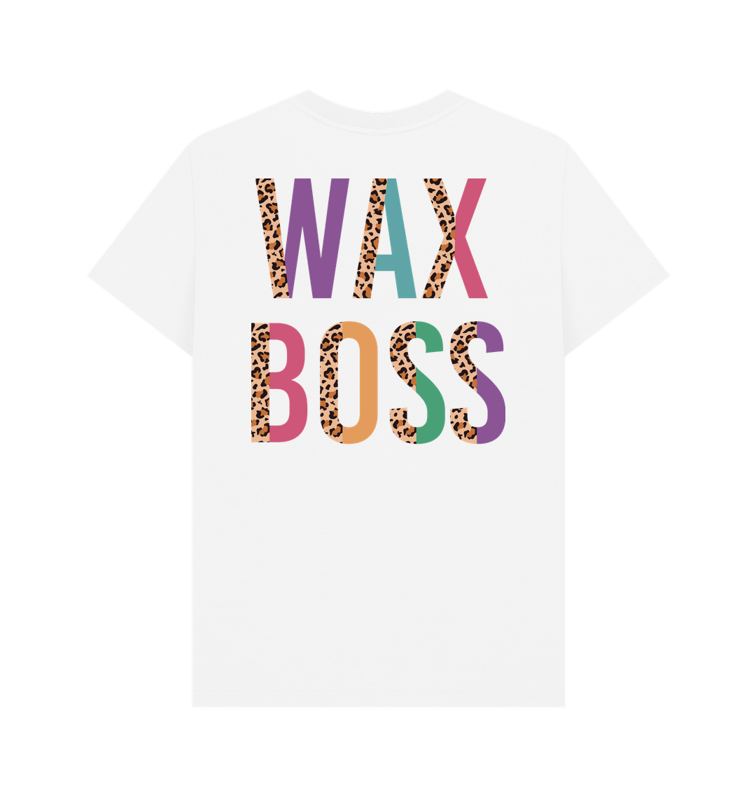 White BACK DESIGN - WAX BOSS COLOUR