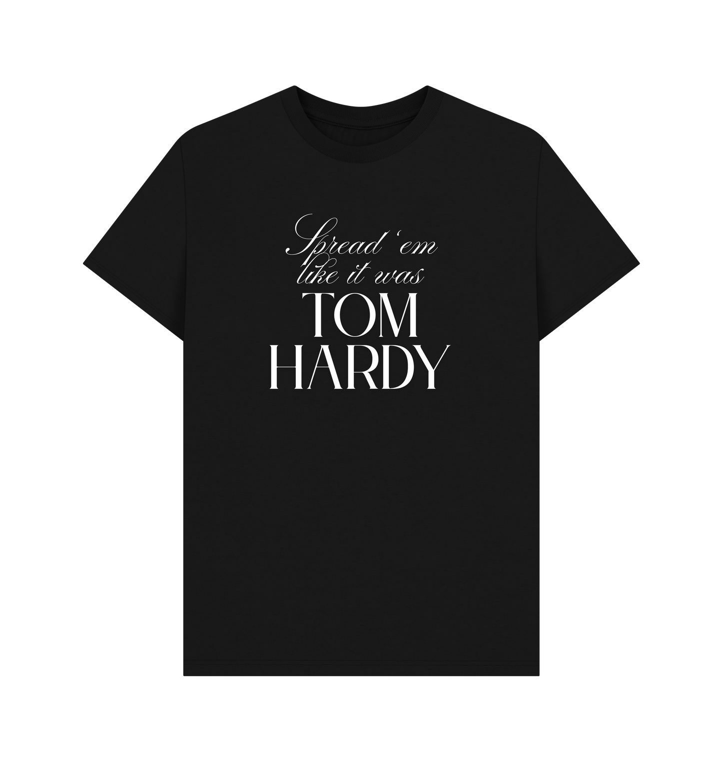 Black Printed T-shirt Front