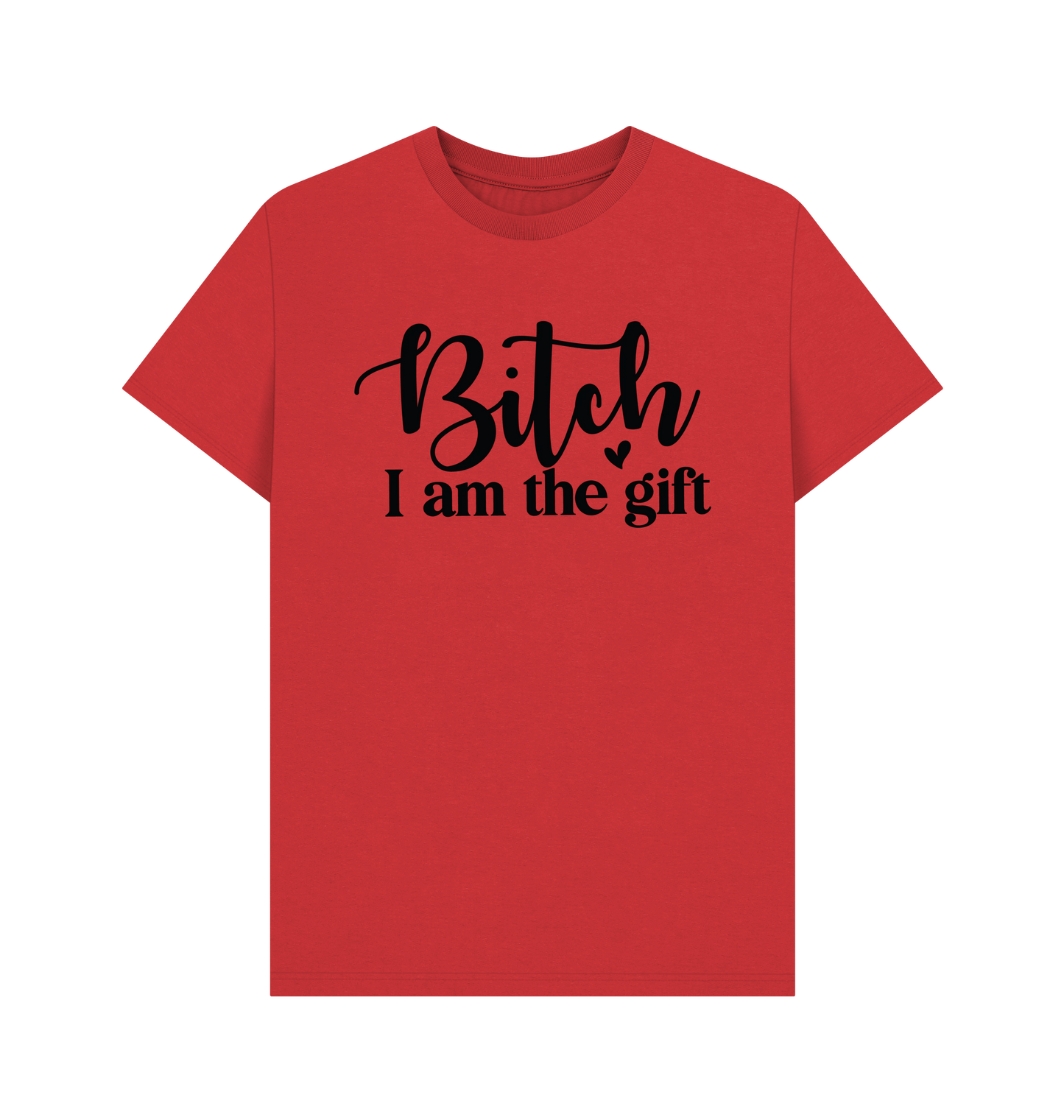 Red Printed T-shirt Front