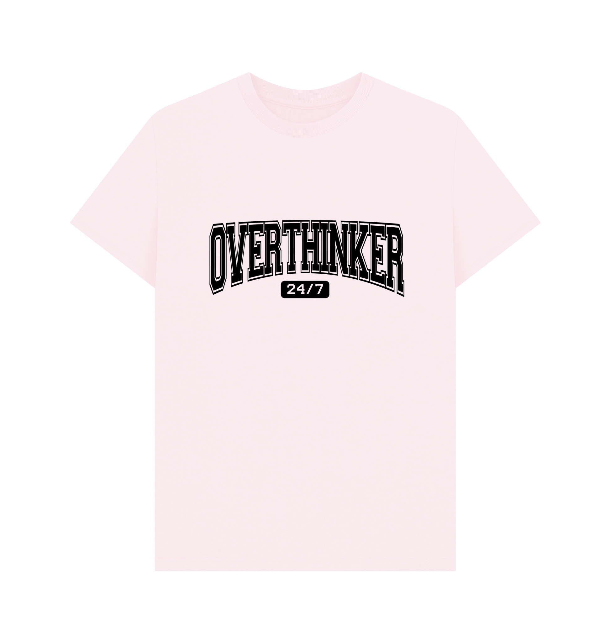 Pink Printed T-shirt Front