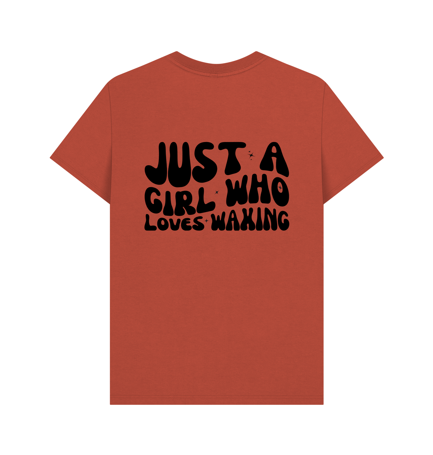 Rust Printed T-shirt Back