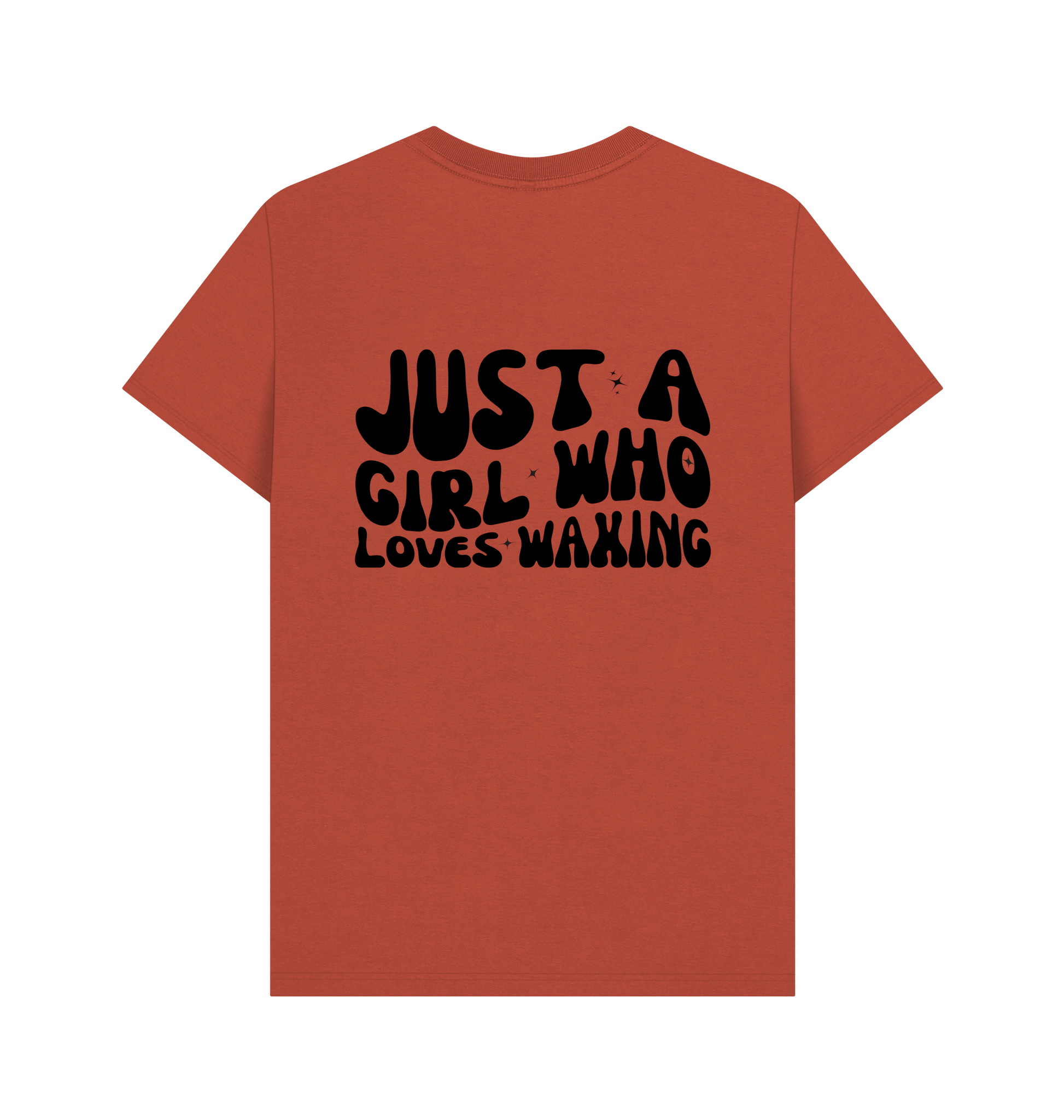 Rust Printed T-shirt Back
