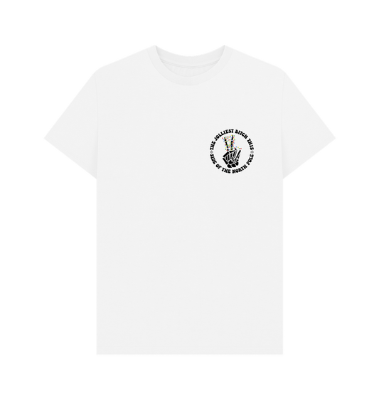 White Printed T-shirt Front