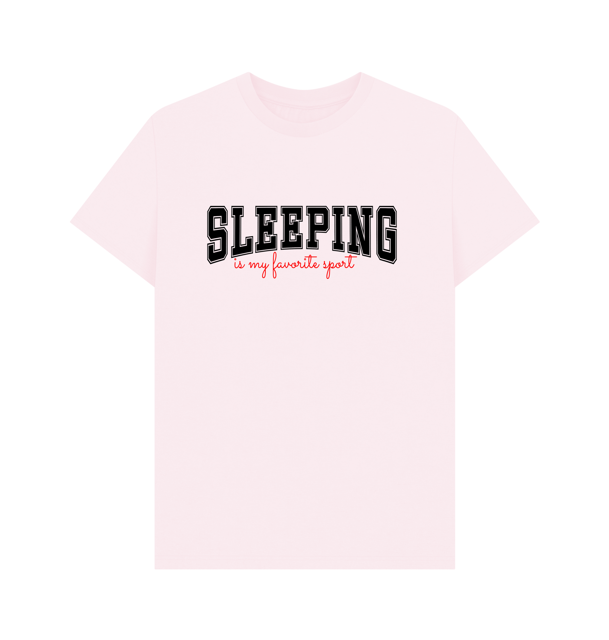 Pink Printed T-shirt Front