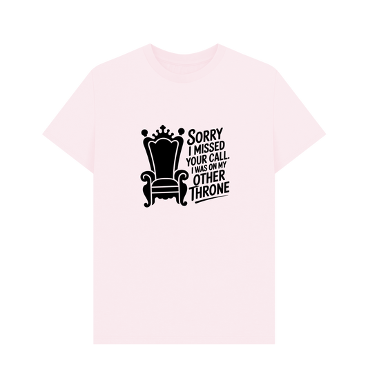 Pink Printed T-shirt Front