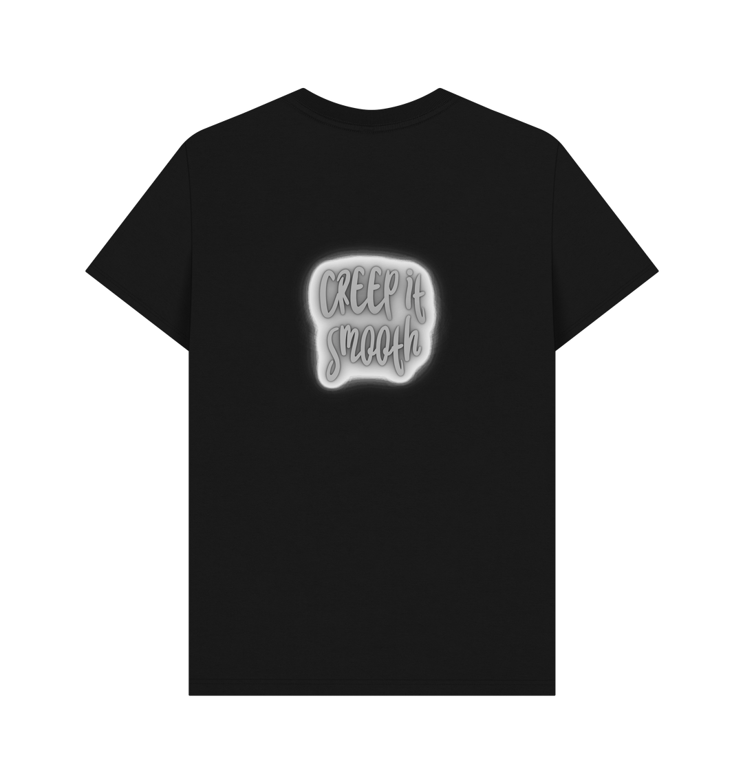 Black Printed T-shirt Back