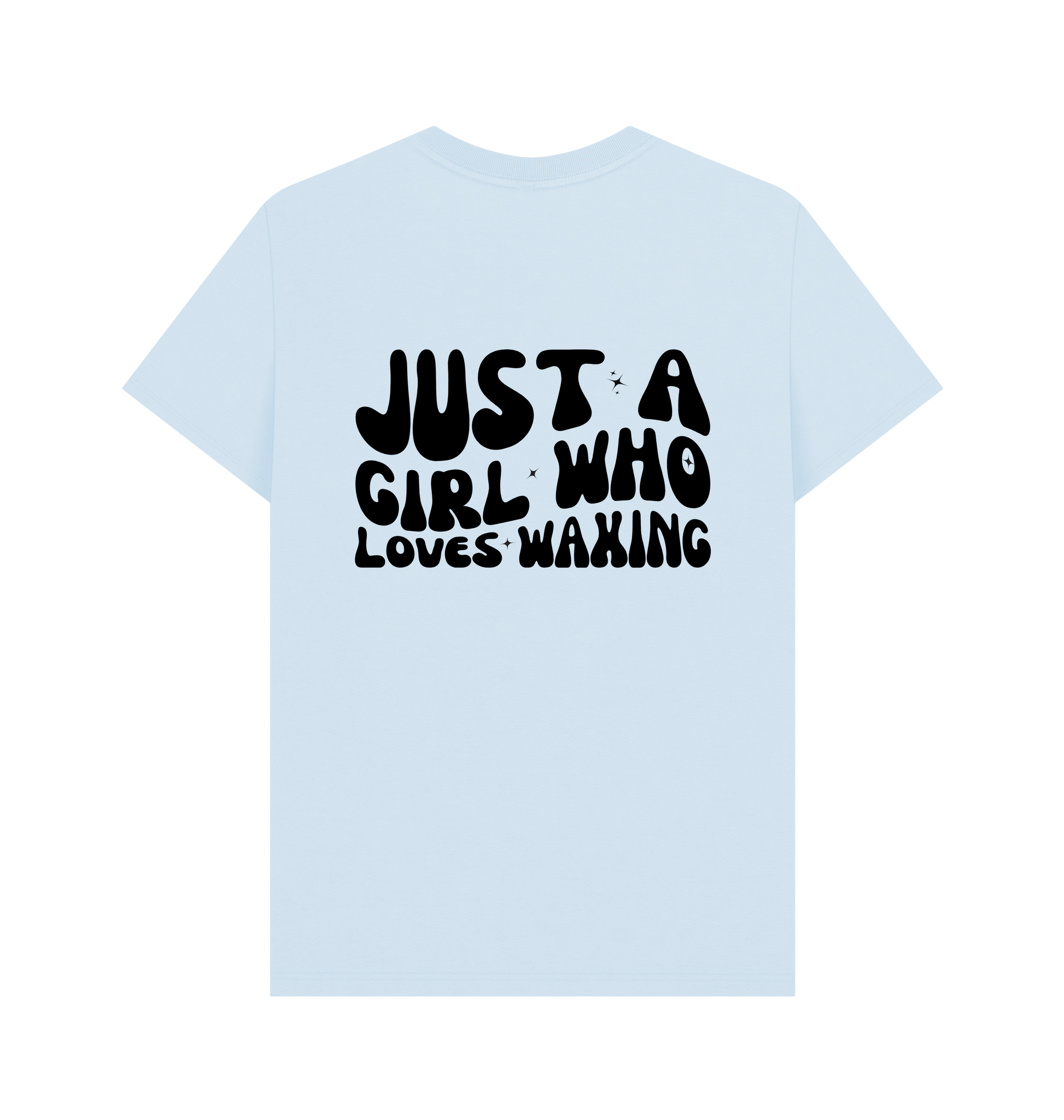 Sky Blue Printed T-shirt Back