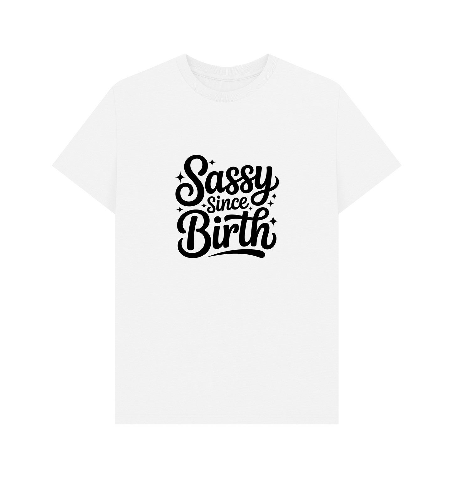 White Printed T-shirt Front