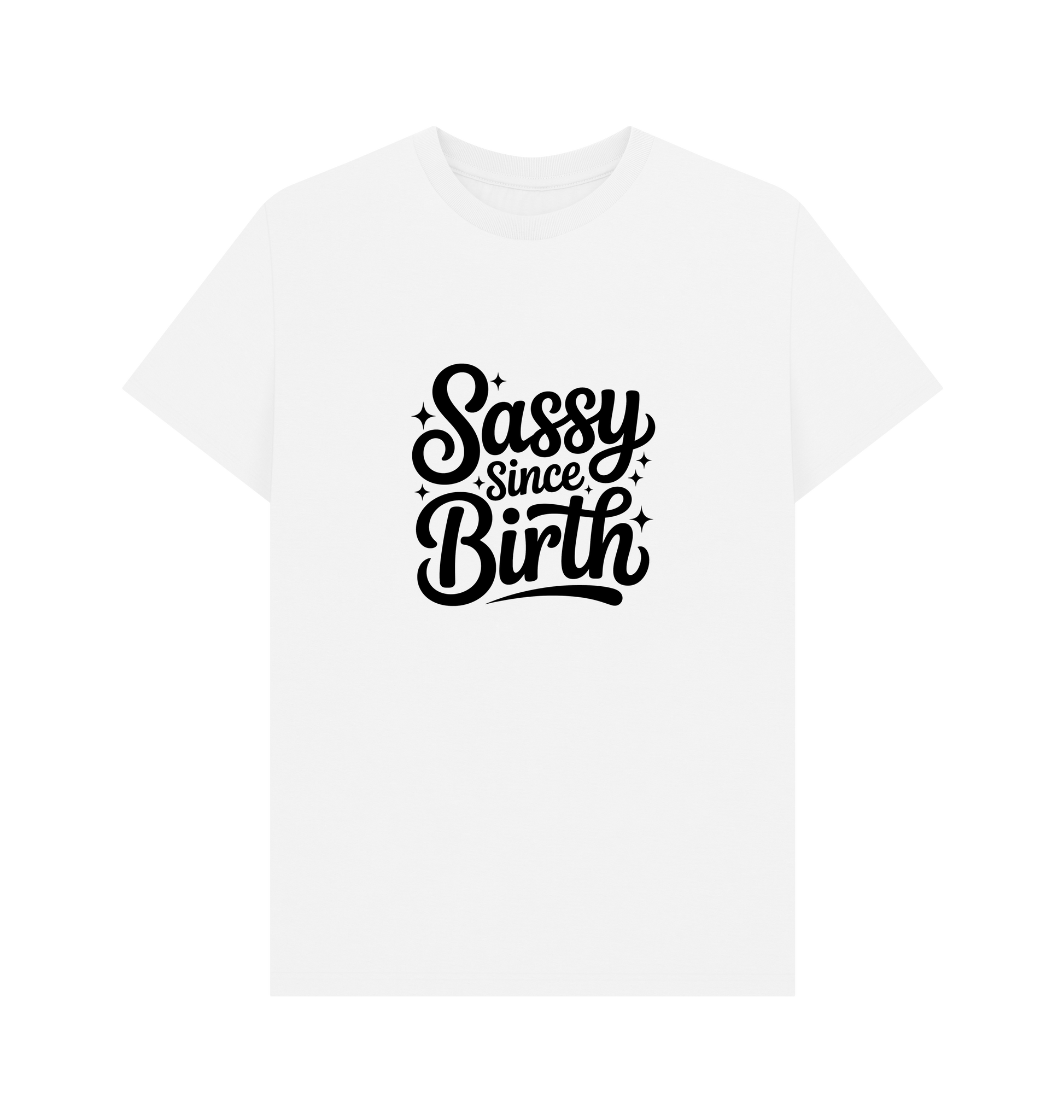 White Printed T-shirt Front