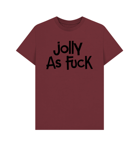 Red Wine Printed T-shirt Front