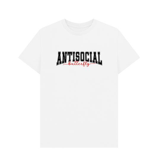 White Printed T-shirt Front