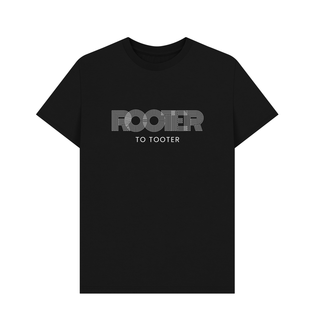 Black Printed T-shirt Front