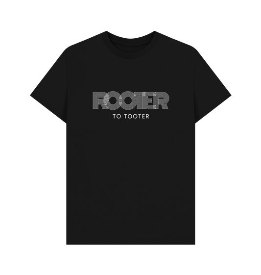 Black Printed T-shirt Front