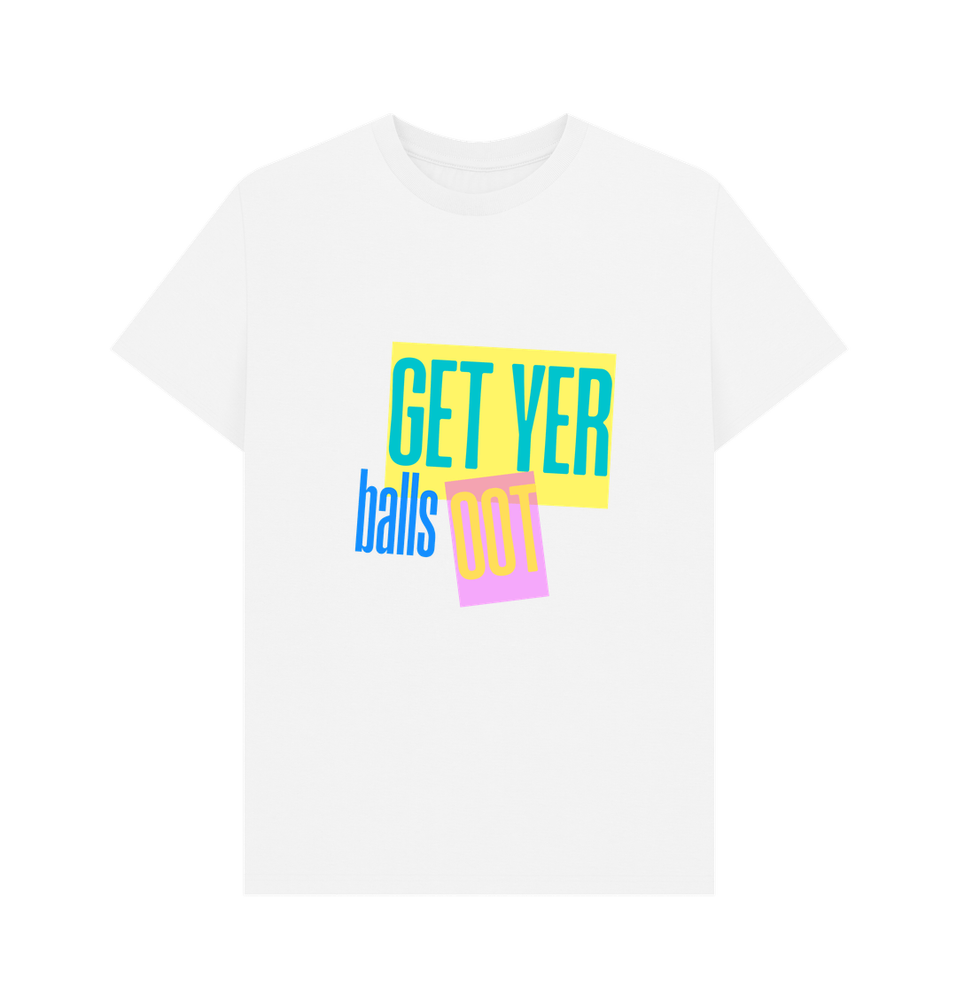 White Printed T-shirt Front