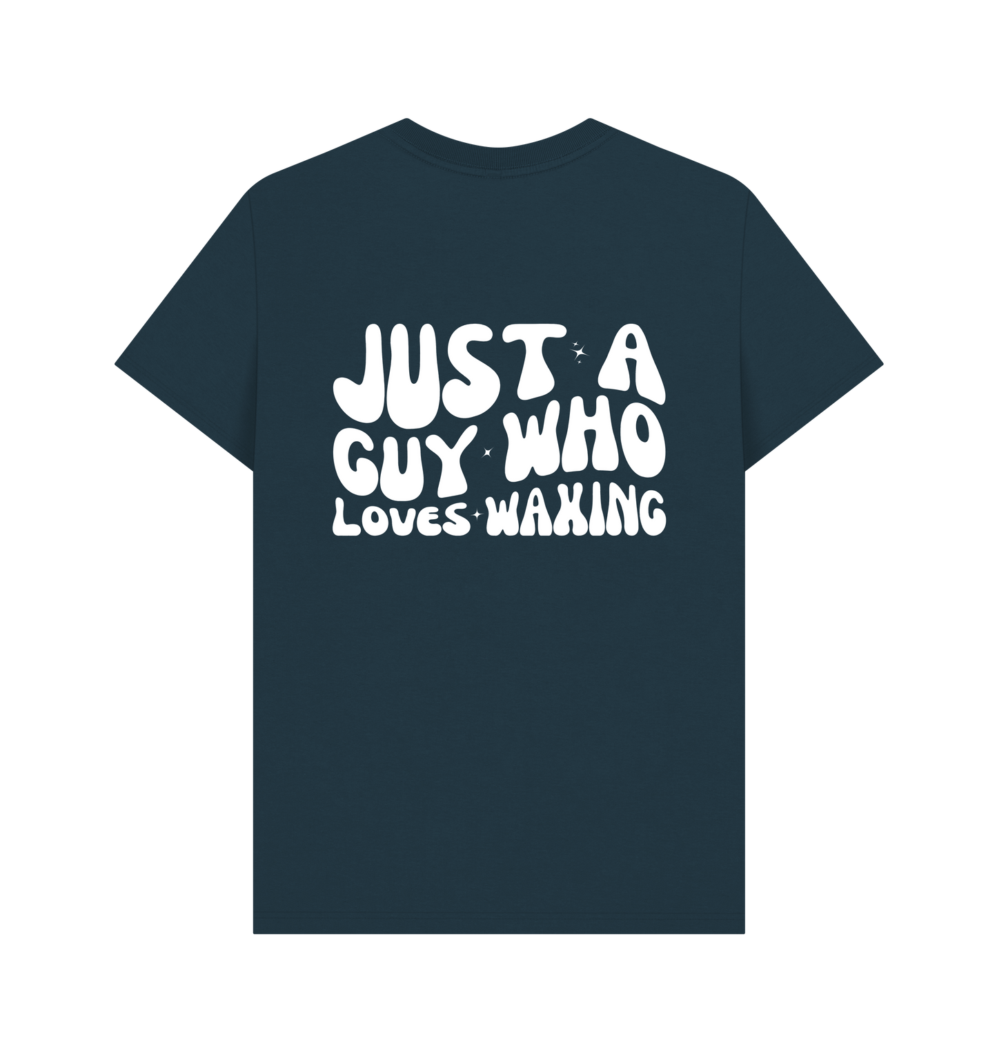 Denim Blue Printed T-shirt Back