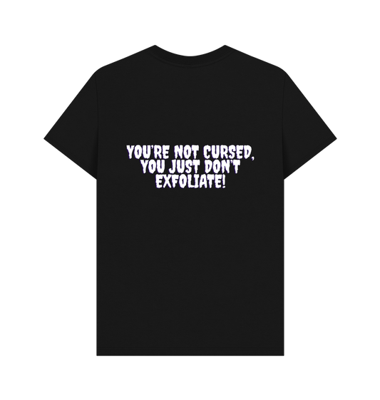 Black Printed T-shirt Back