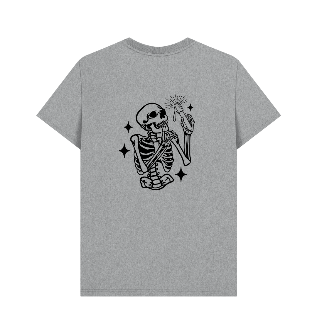 Athletic Grey BACK DESIGN - SKELETON black