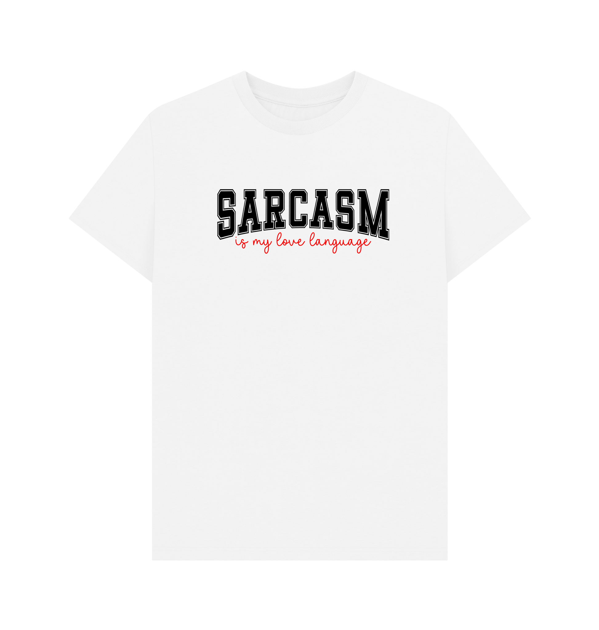 White Printed T-shirt Front