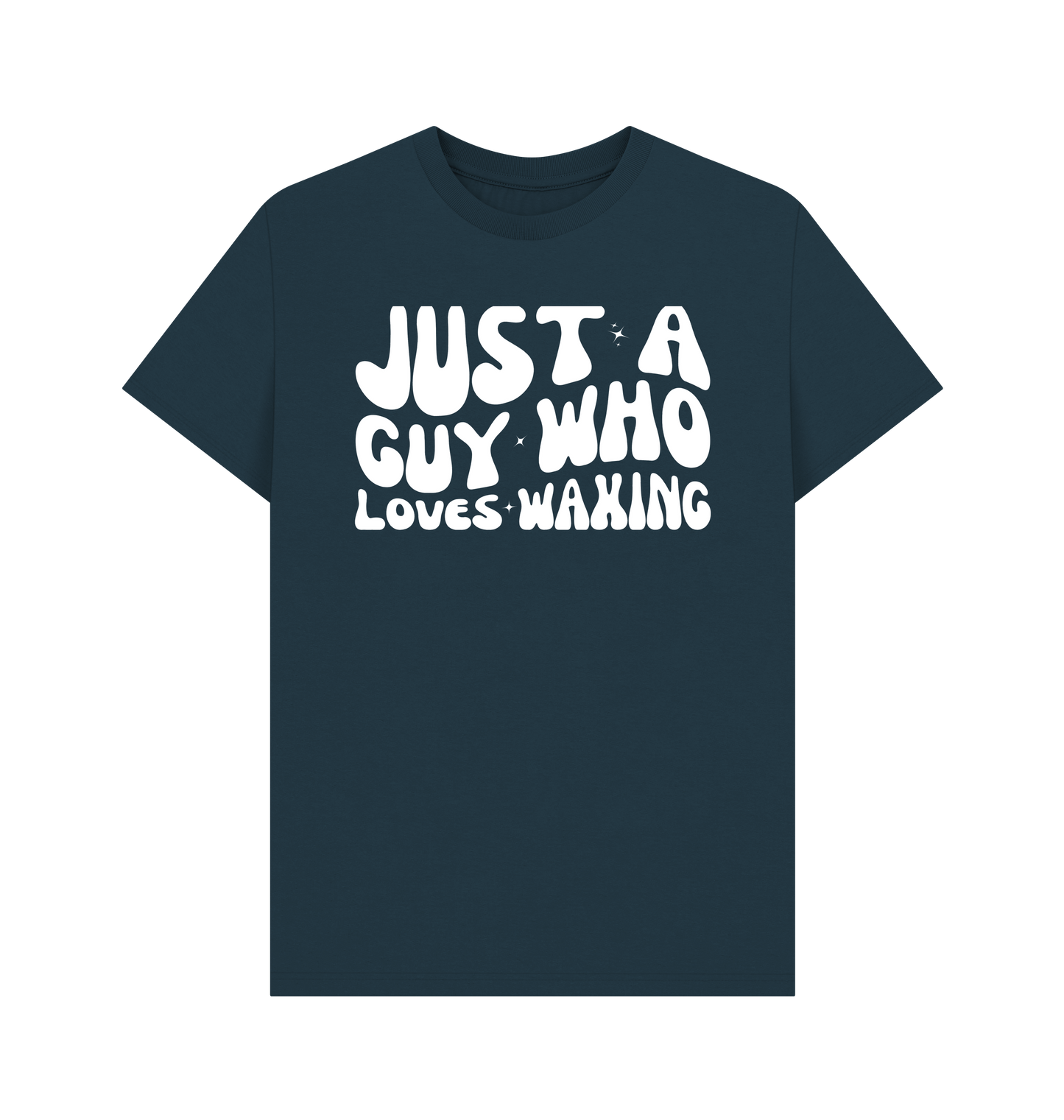 Denim Blue Printed T-shirt Front