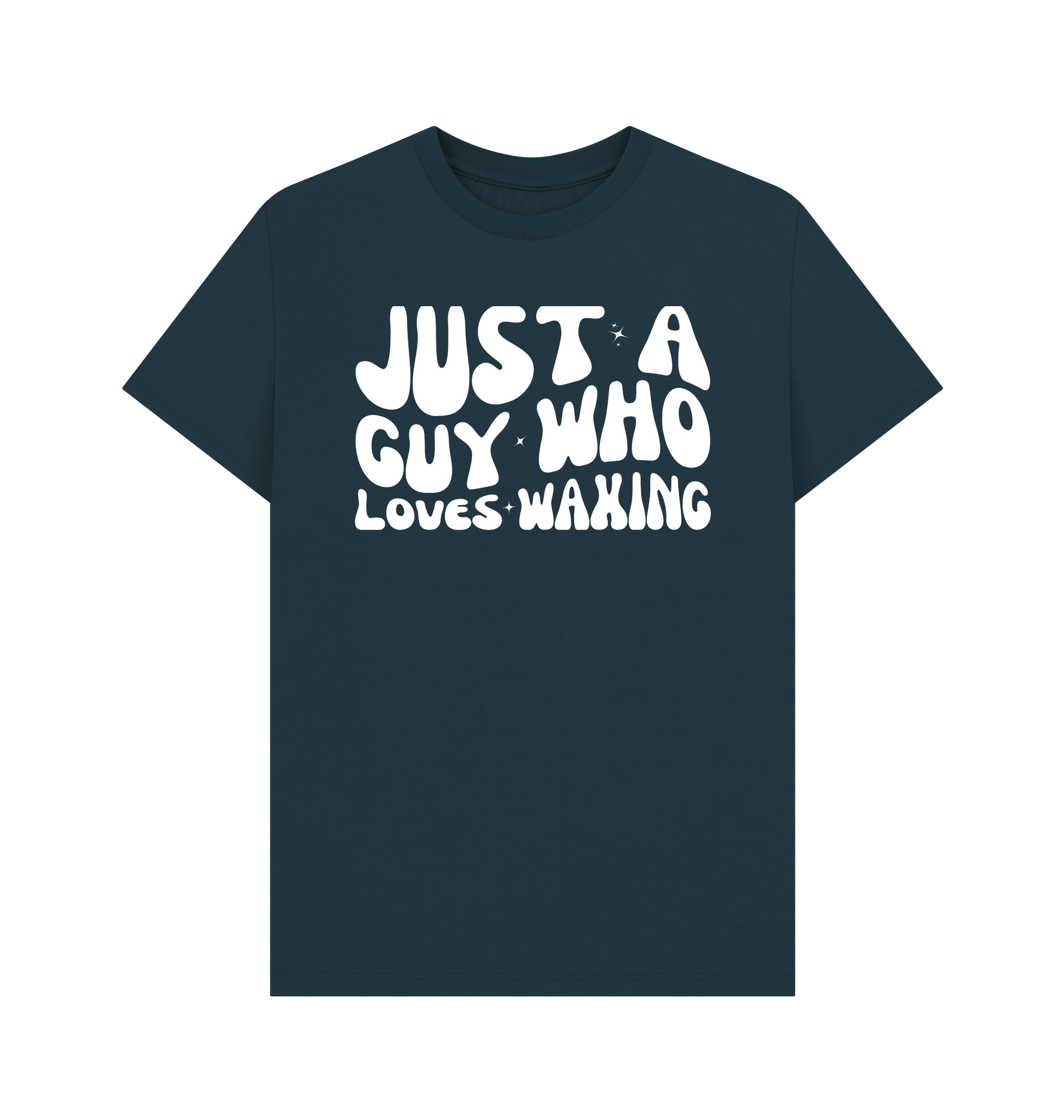 Denim Blue Printed T-shirt Front