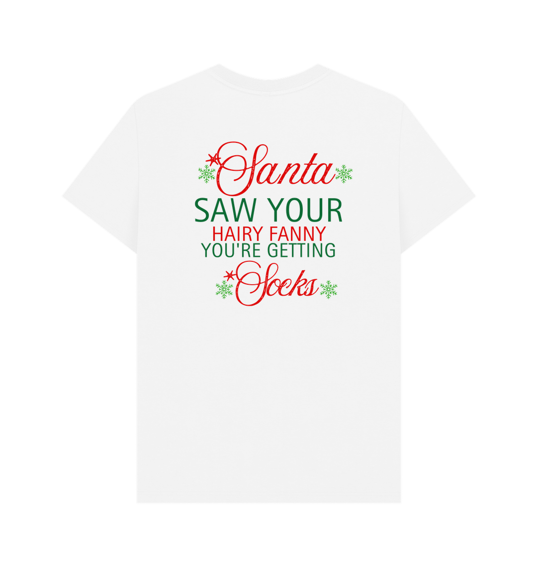 White Printed T-shirt Back