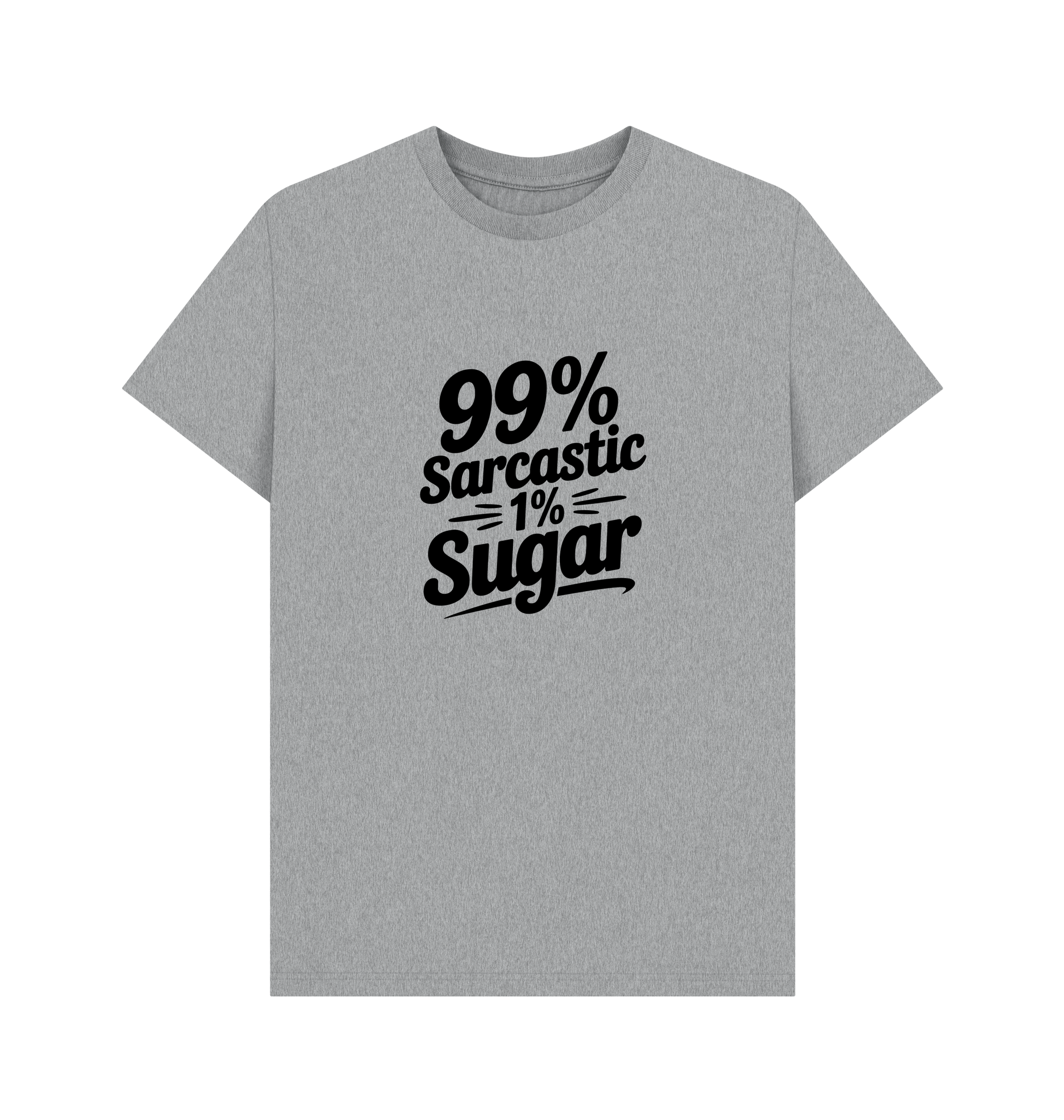 Athletic Grey Printed T-shirt Front
