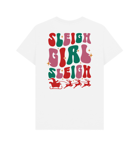 White Printed T-shirt Back