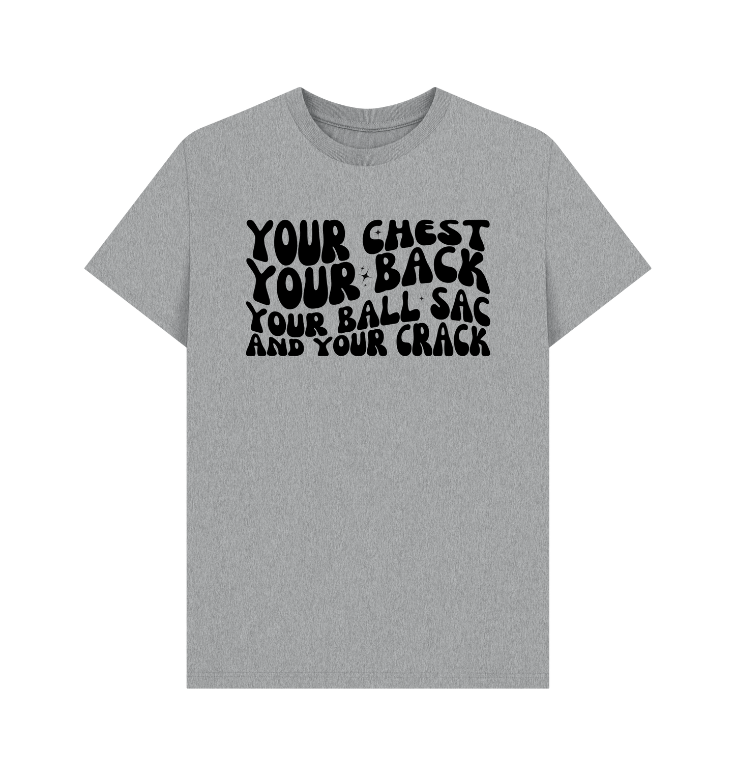 Athletic Grey Printed T-shirt Front