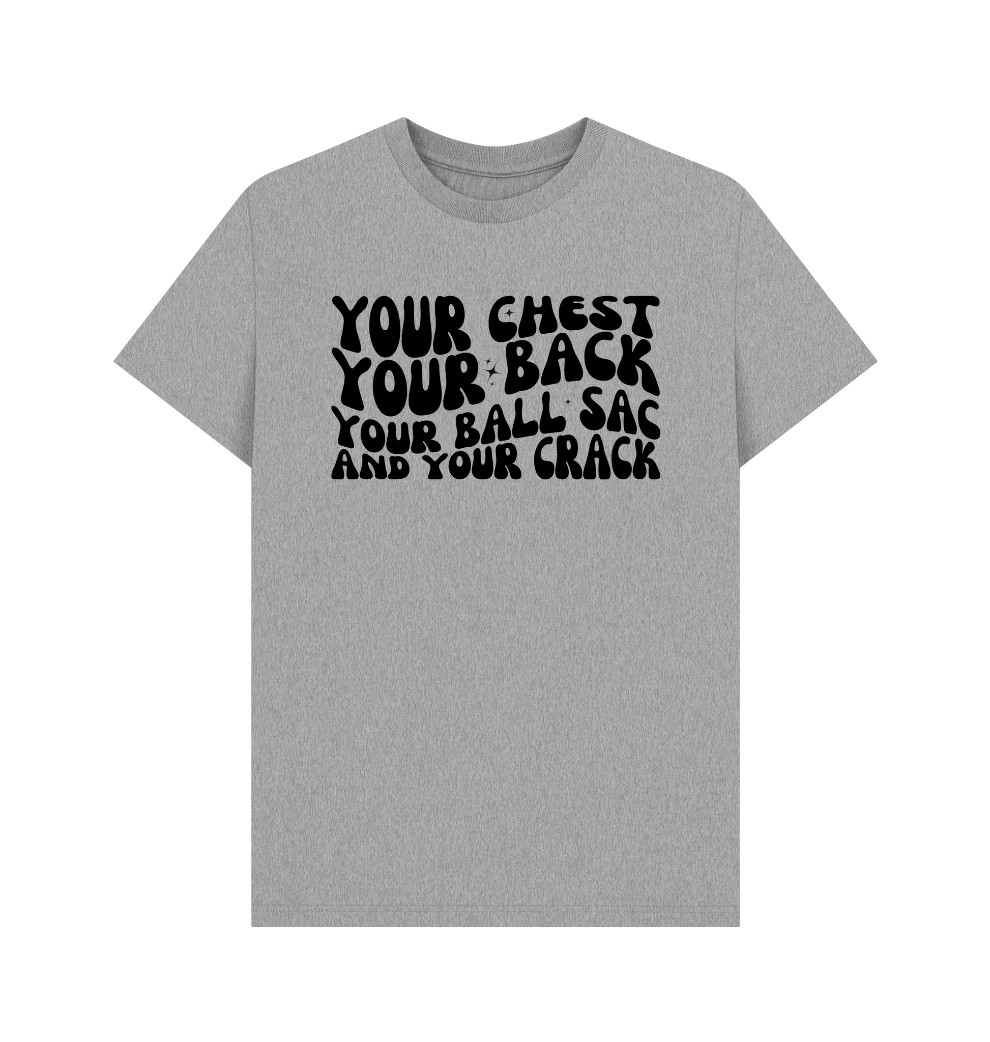 Athletic Grey Printed T-shirt Front