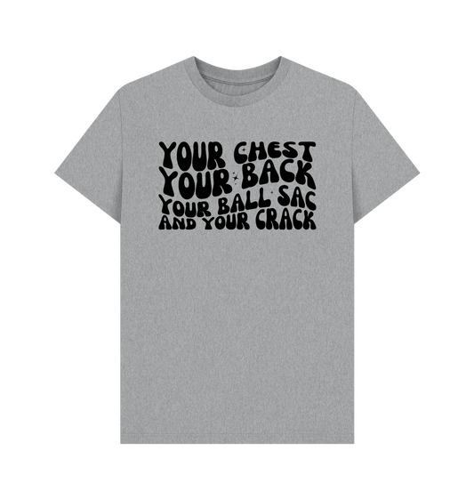 Athletic Grey Printed T-shirt Front