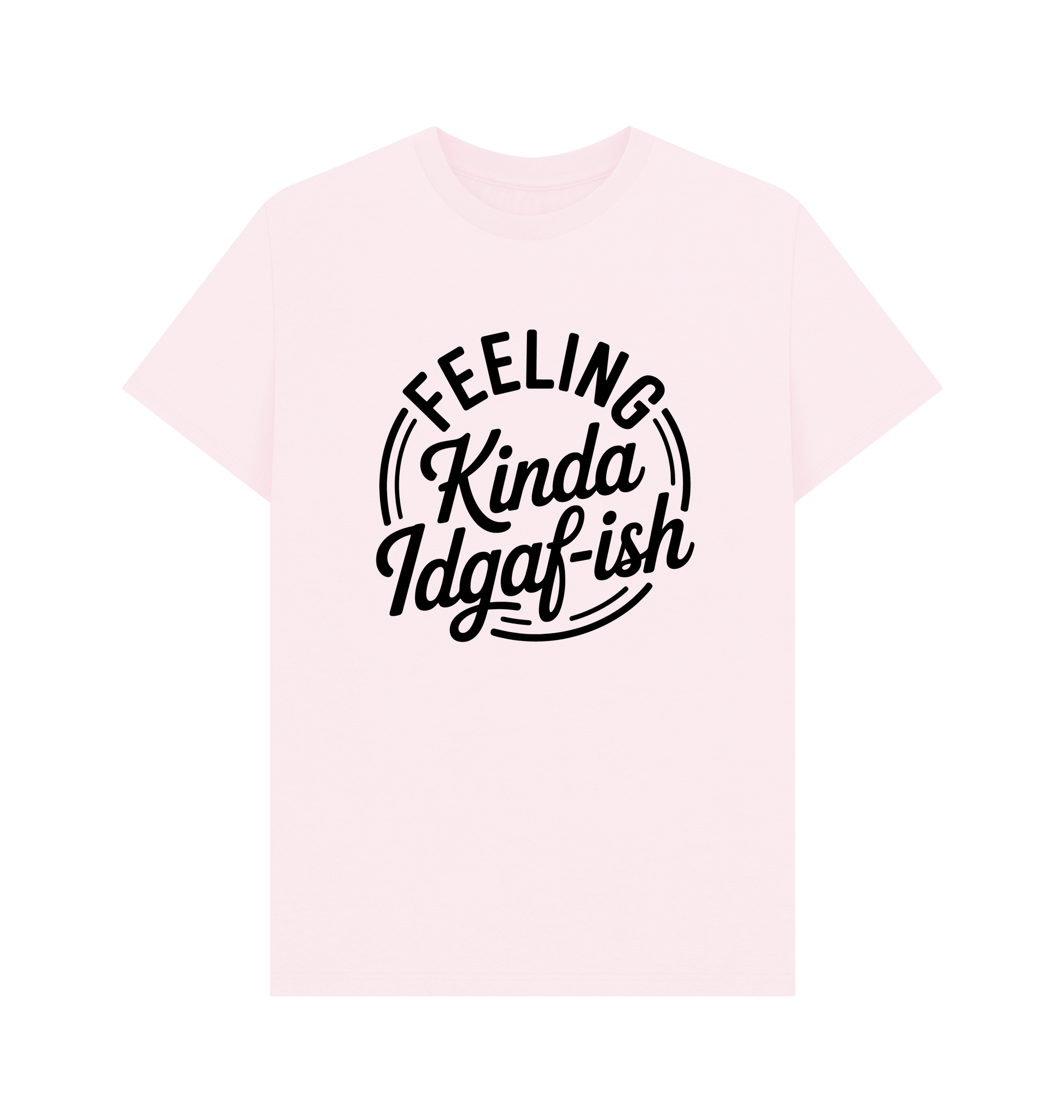 Pink Printed T-shirt Front