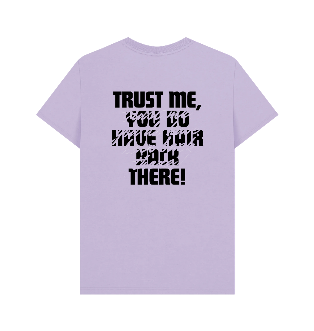 Lilac Printed T-shirt Back