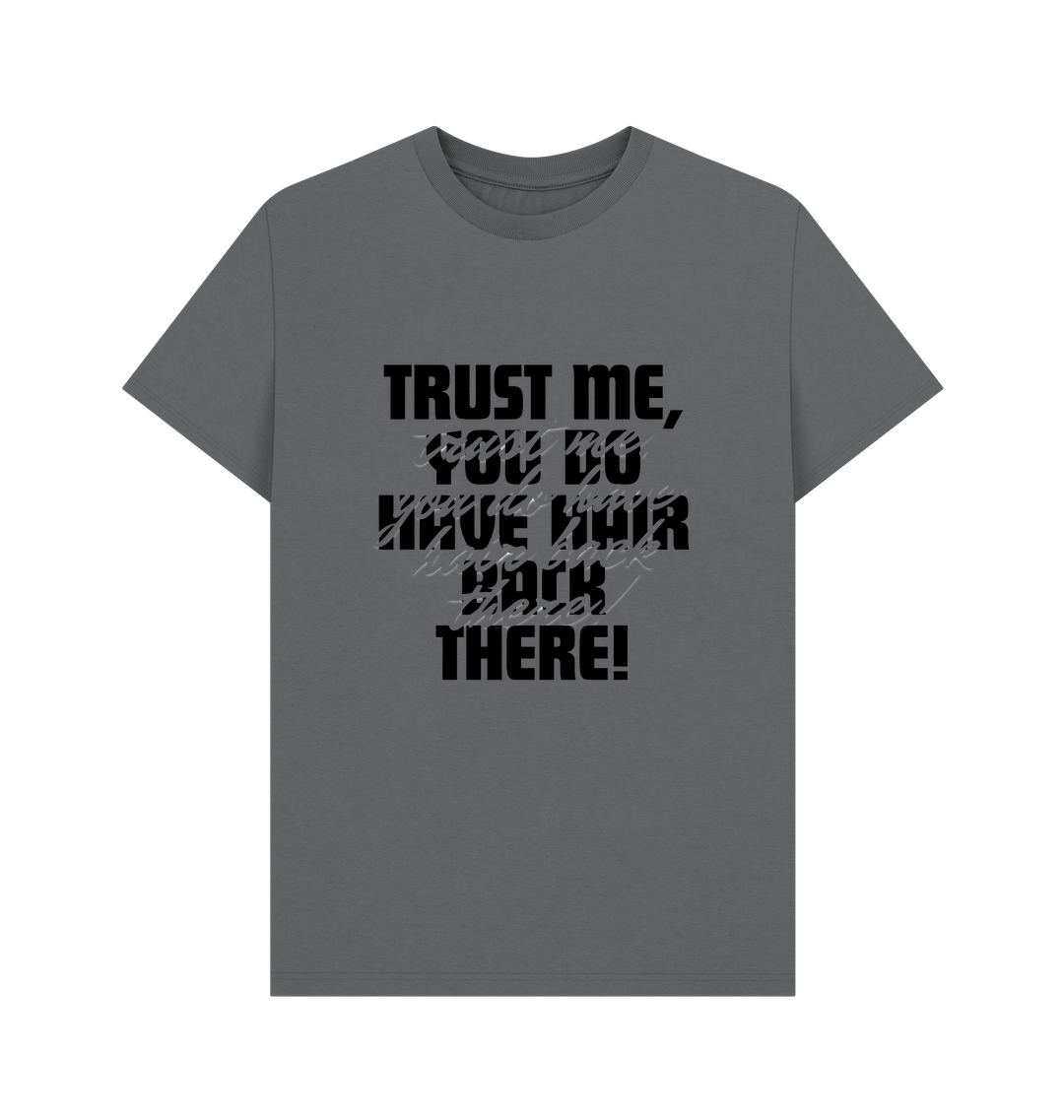 Slate Grey Printed T-shirt Front