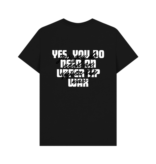 Black Printed T-shirt Back