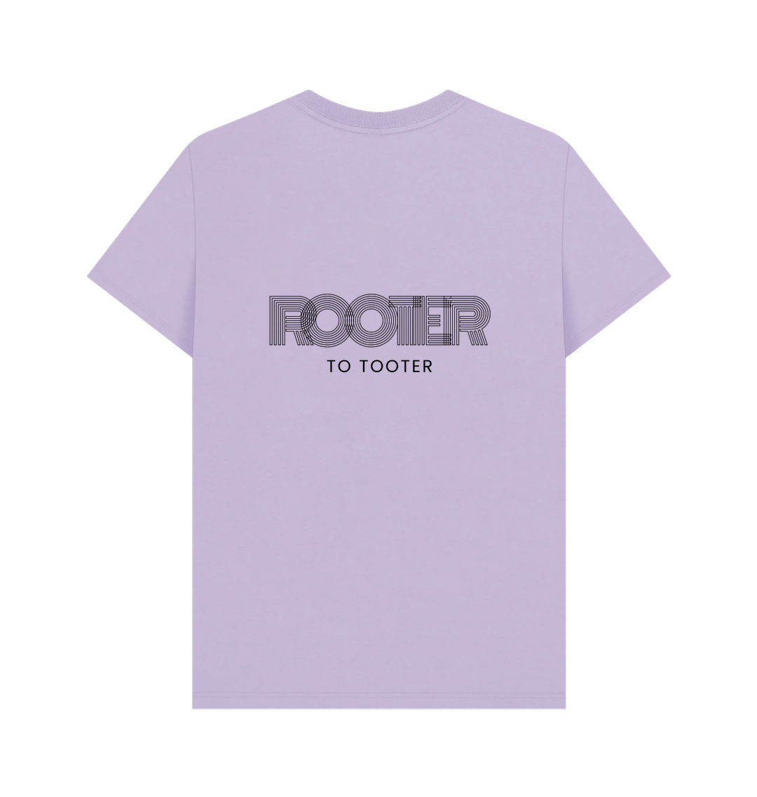 Lilac Printed T-shirt Back