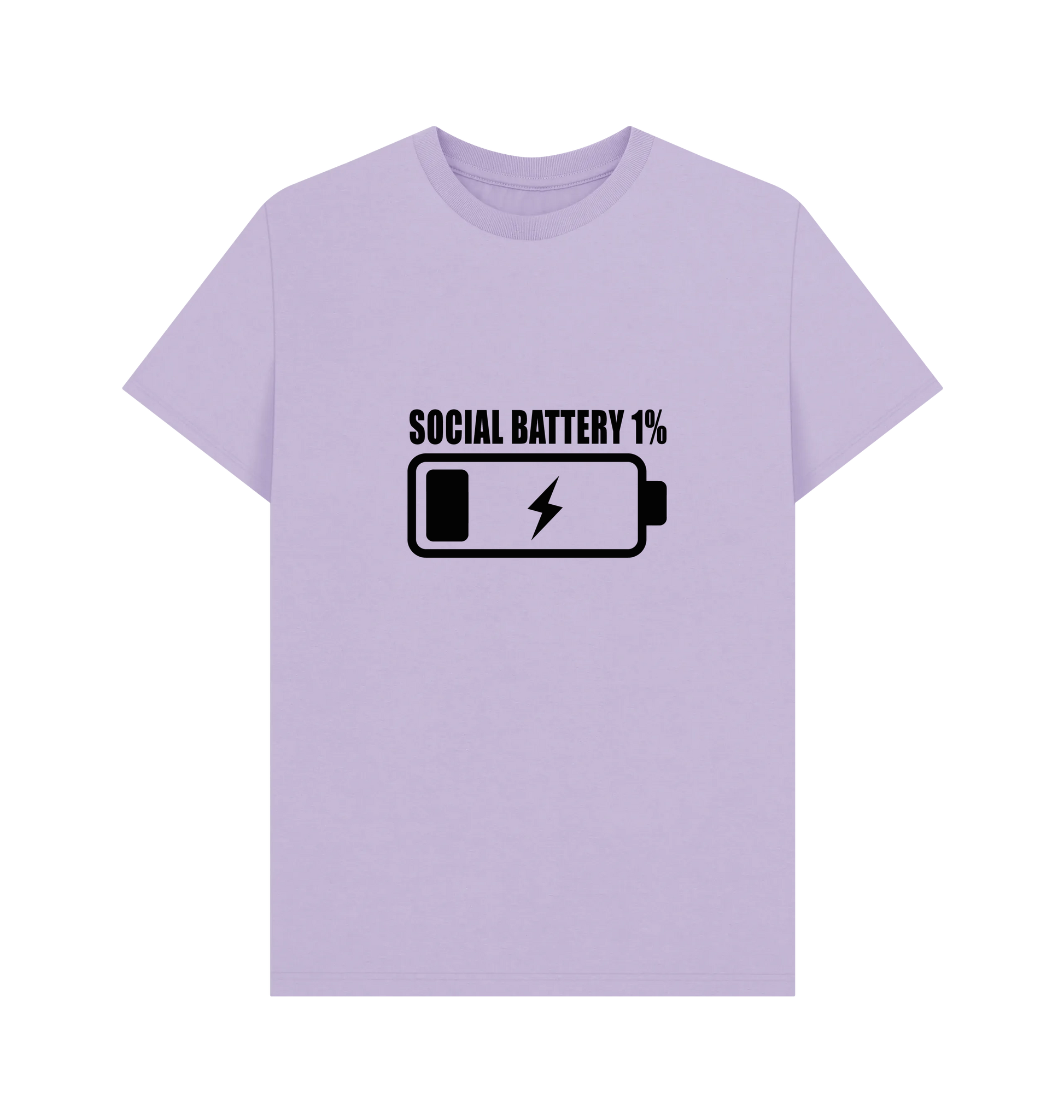 Lilac Printed T-shirt Front