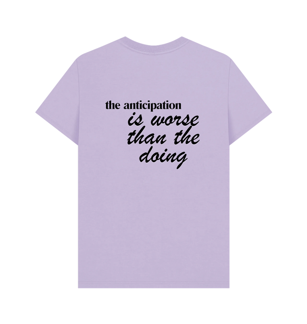 Lilac Printed T-shirt Back