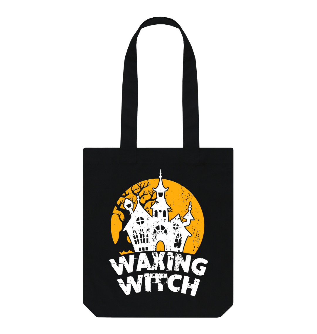 Black Printed Bag Front