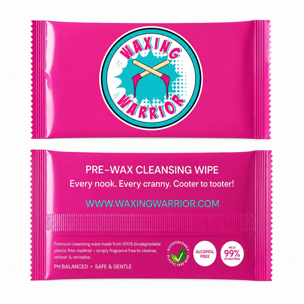PRE-WAX CLEANSING WIPES