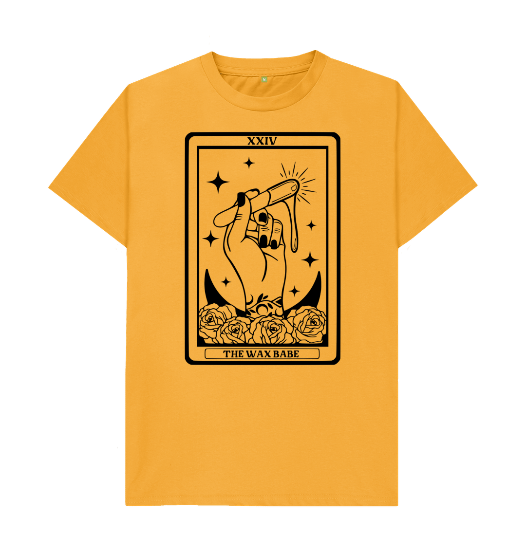 Mustard Printed T-shirt Front