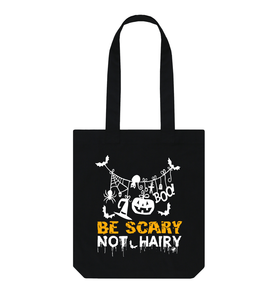 Black Printed Bag Front